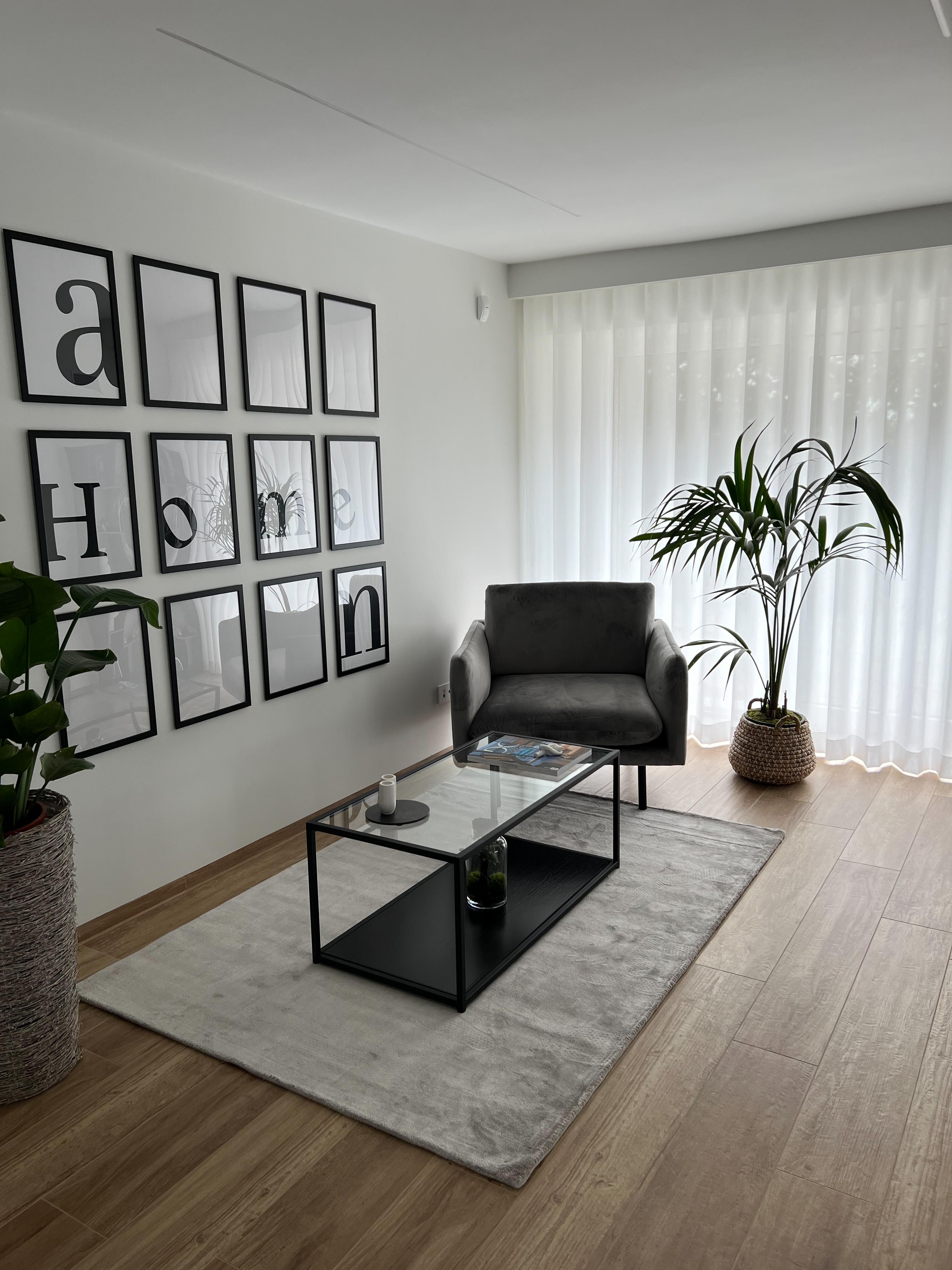 Salontafel MEDORA Glas Zwart