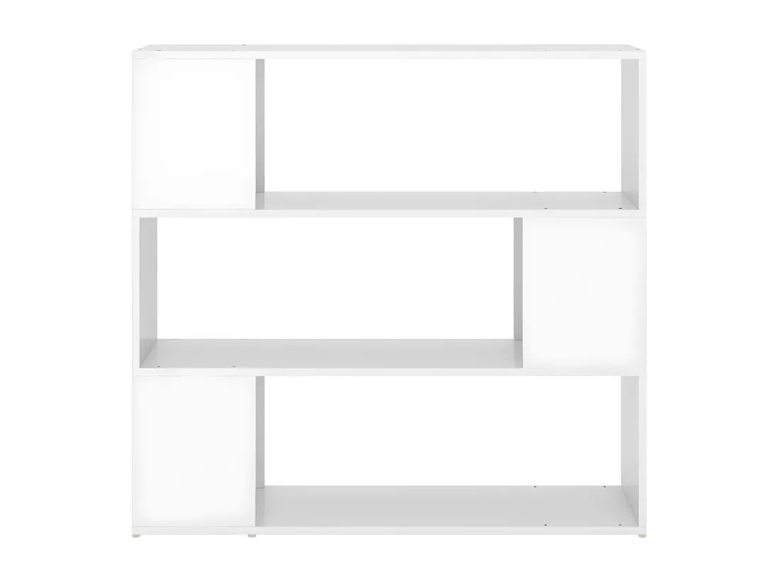 Bibliothèque/Séparateur de pièce Blanc brillant 100x24x94 cm