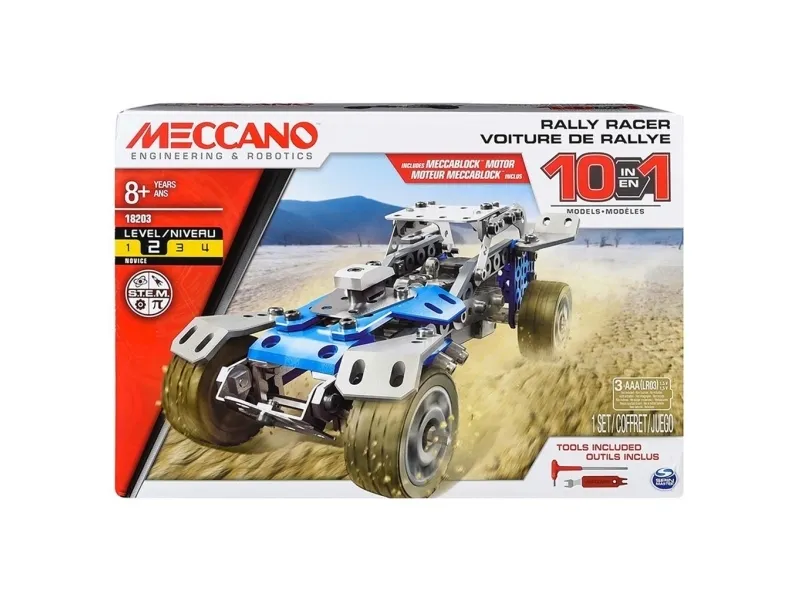 Meccano 10-Model Set - Motorized Car