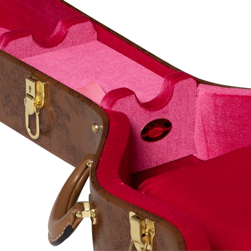 Gibson Lifton Historic Brown/Pink Hardshell Case ES-335 koffer voor Gibson ES