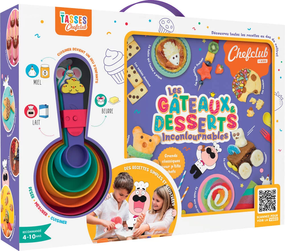 CHEFCLUB -COFFRET LES GATEAUX - DESSERTS INCONTOURNABLES