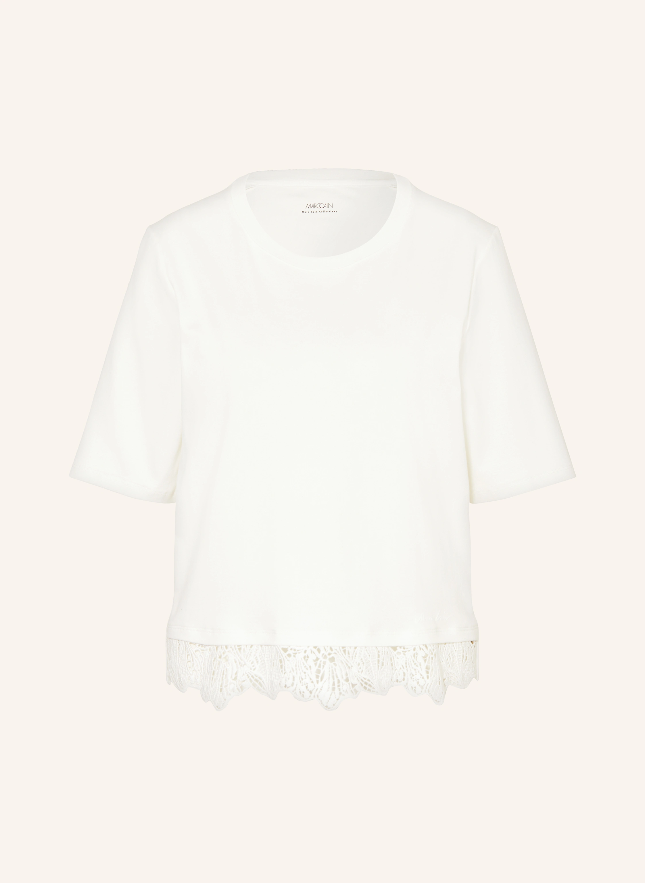 MARC CAIN T-Shirt mit Spitze