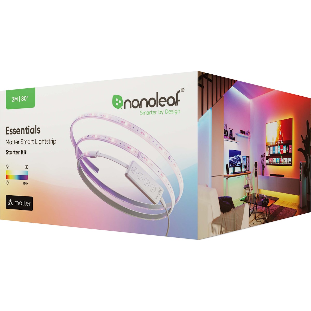 Nanoleaf Essentials Matter lysstripe startsett (2m)