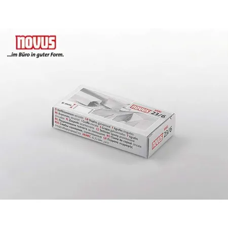 Novus- Heftklammern 23/6 vz. Mp.