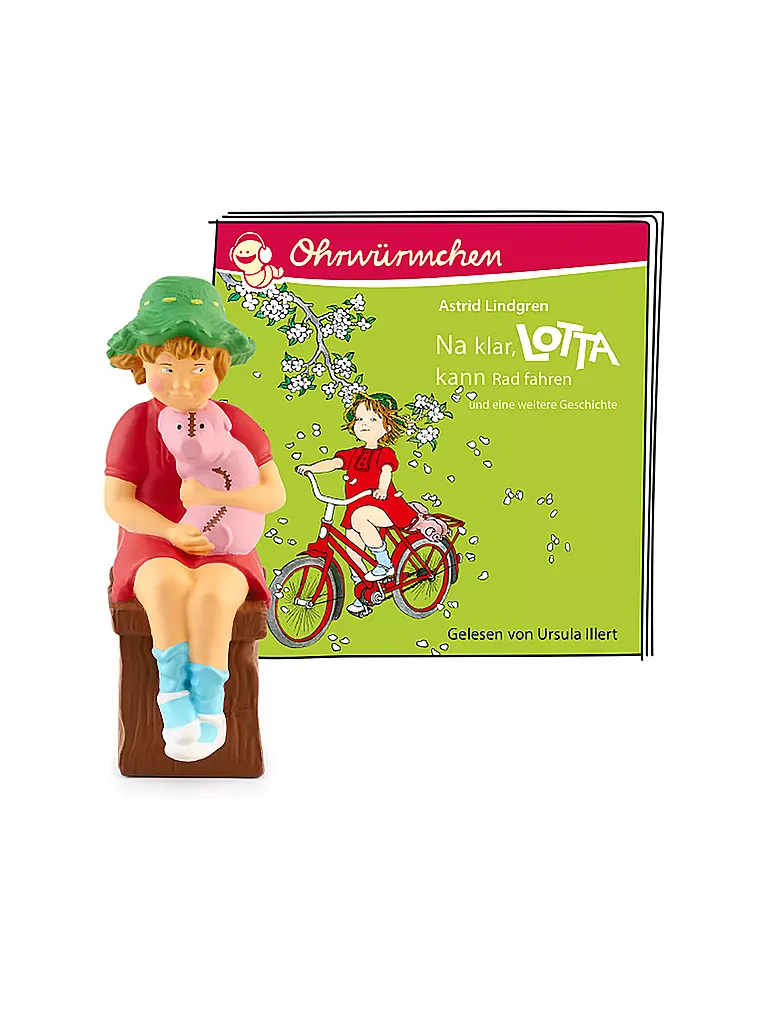 TONIES Hörfigur - Na klar, Lotta kann Radfahren / Lotta zieht um keine Farbe