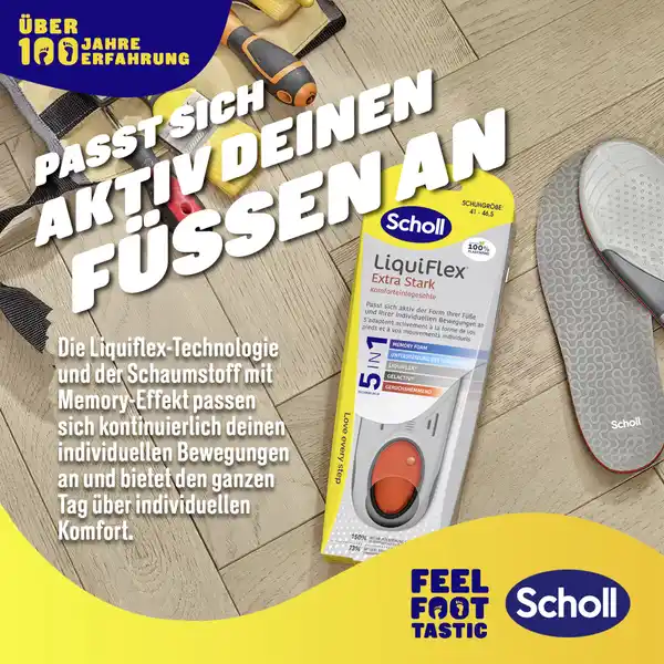 LiquiFlex Extra Stark Komforteinlegesohle Größe 41- 46,5