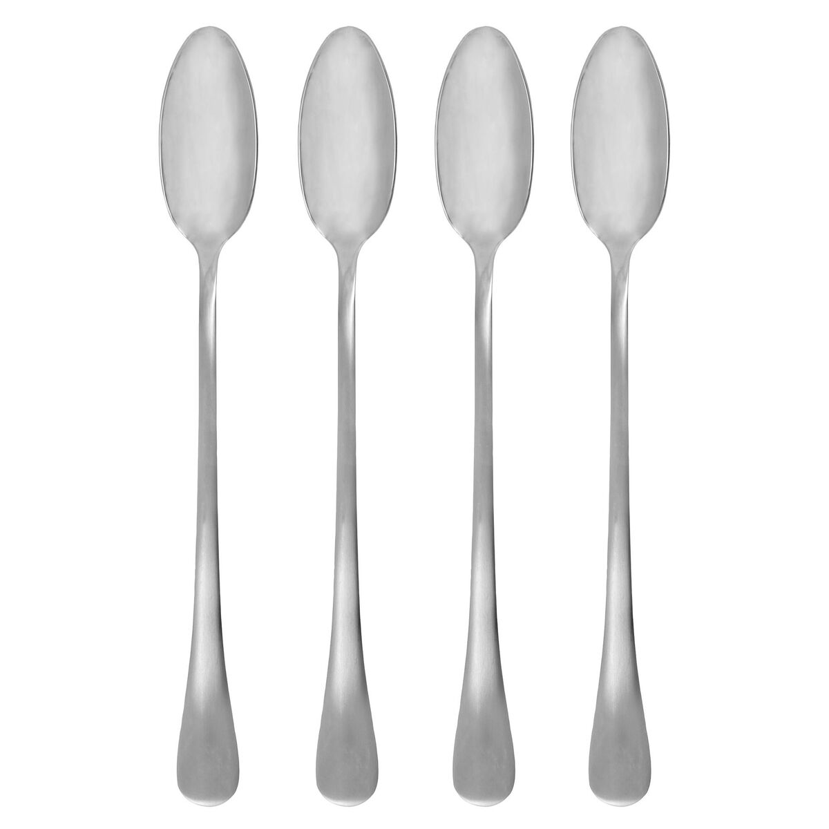 Brush latteskje 4-pakning, rustfritt stål