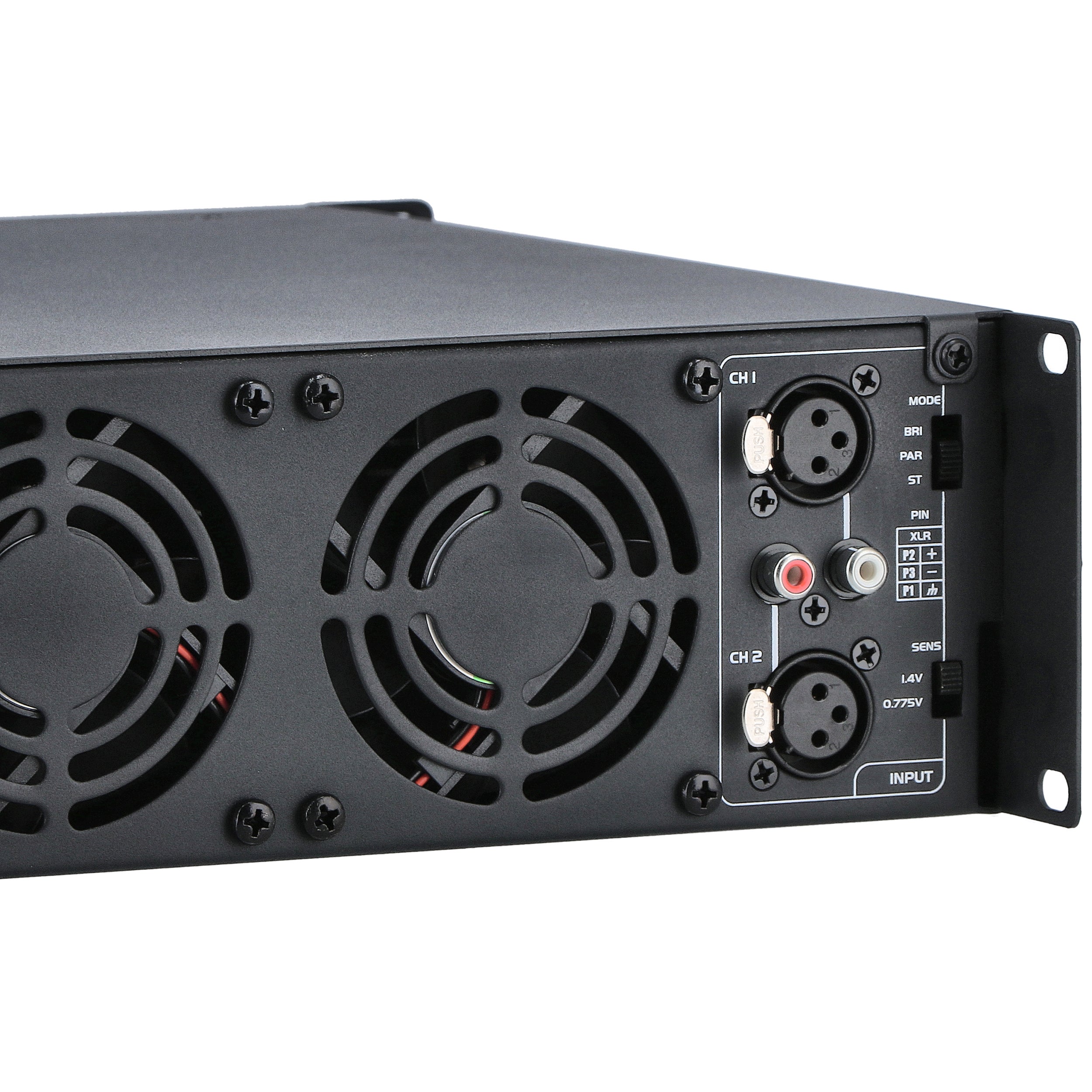 Devine MX-1200 2-kanaals PA-eindversterker 2x 600W @ 8 Ohm