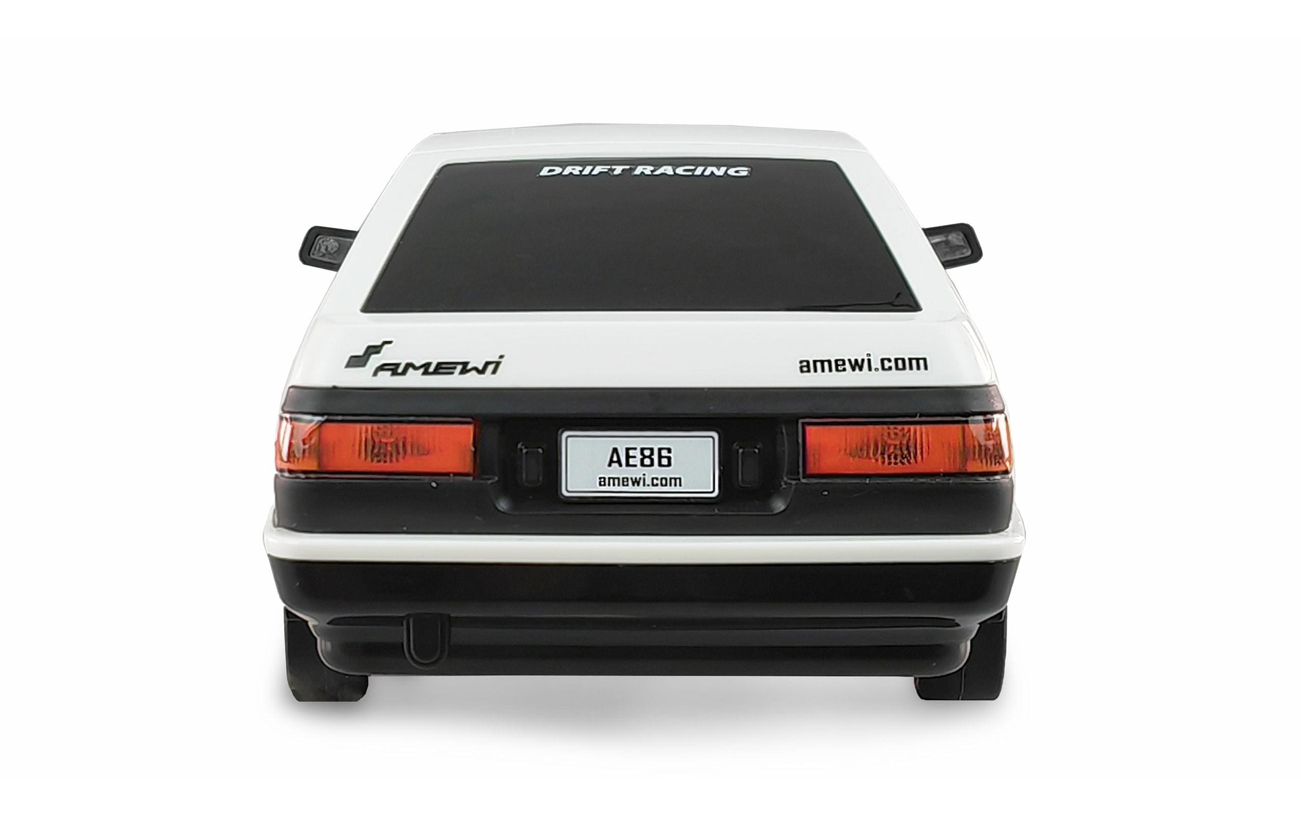 Drift AE86 Sprinter Trueno RWD, Weiss, RTR, 1:18Kleiner JDM Drifter mit Heckantrieb