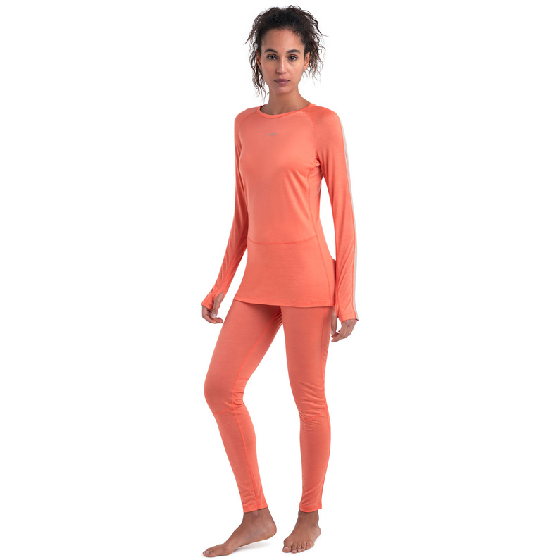 Icebreaker Damen 125 ZoneKnit Crew Longsleeve