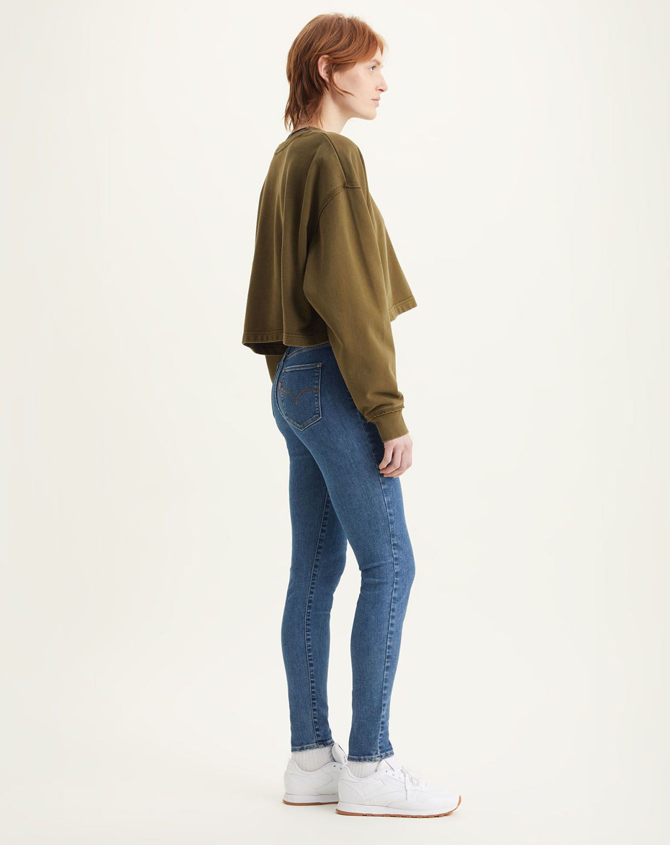 Levi's® Jean 720 super Skinny taille haute bleu foncé