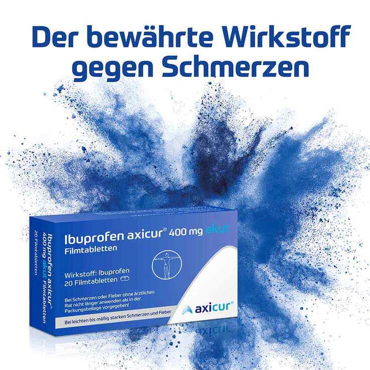 Ibuprofen axicur® 400 mg akut Filmtabletten, 10 St