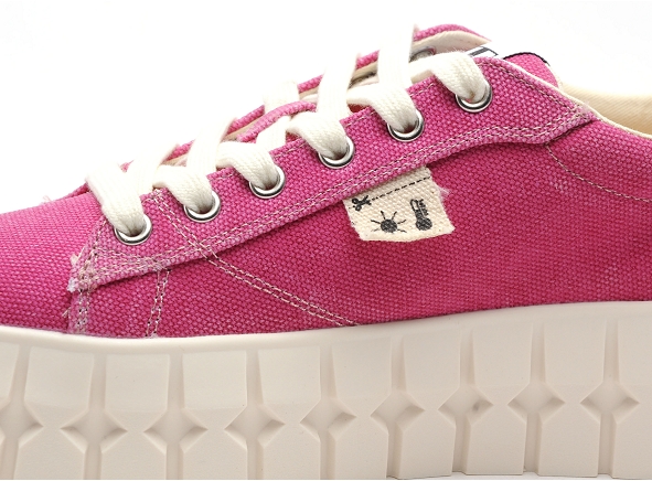 No name basses femme play sneaker rose