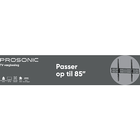 Prosonic PRO1200 TV vægbeslag 40