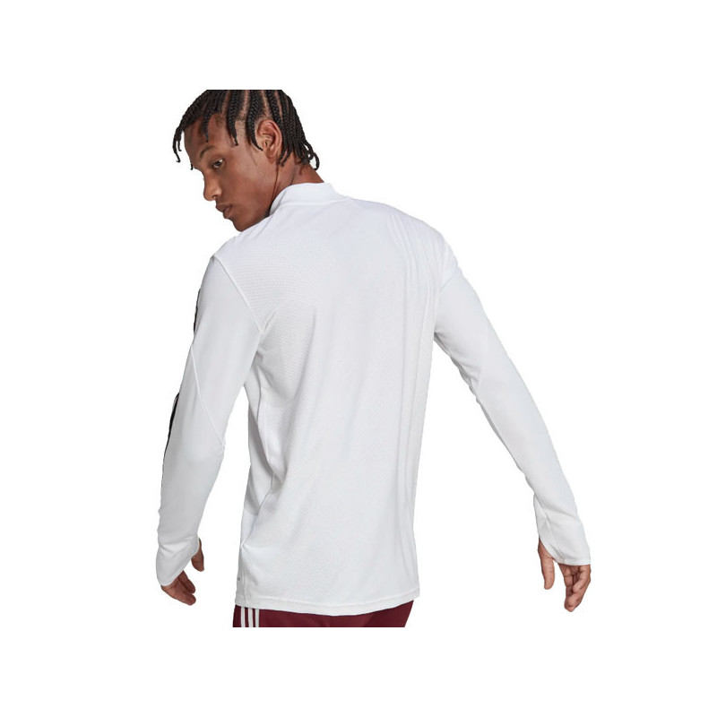 Sweat 1/2 zip blanc Adidas Tiro 23