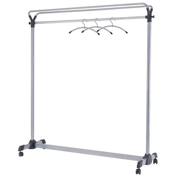 Garderobestativ Alba 170x150x50 mm metalgrå