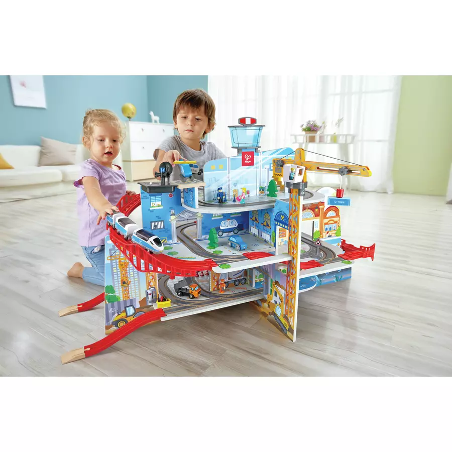 Hape Mega City Eisenbahn Set