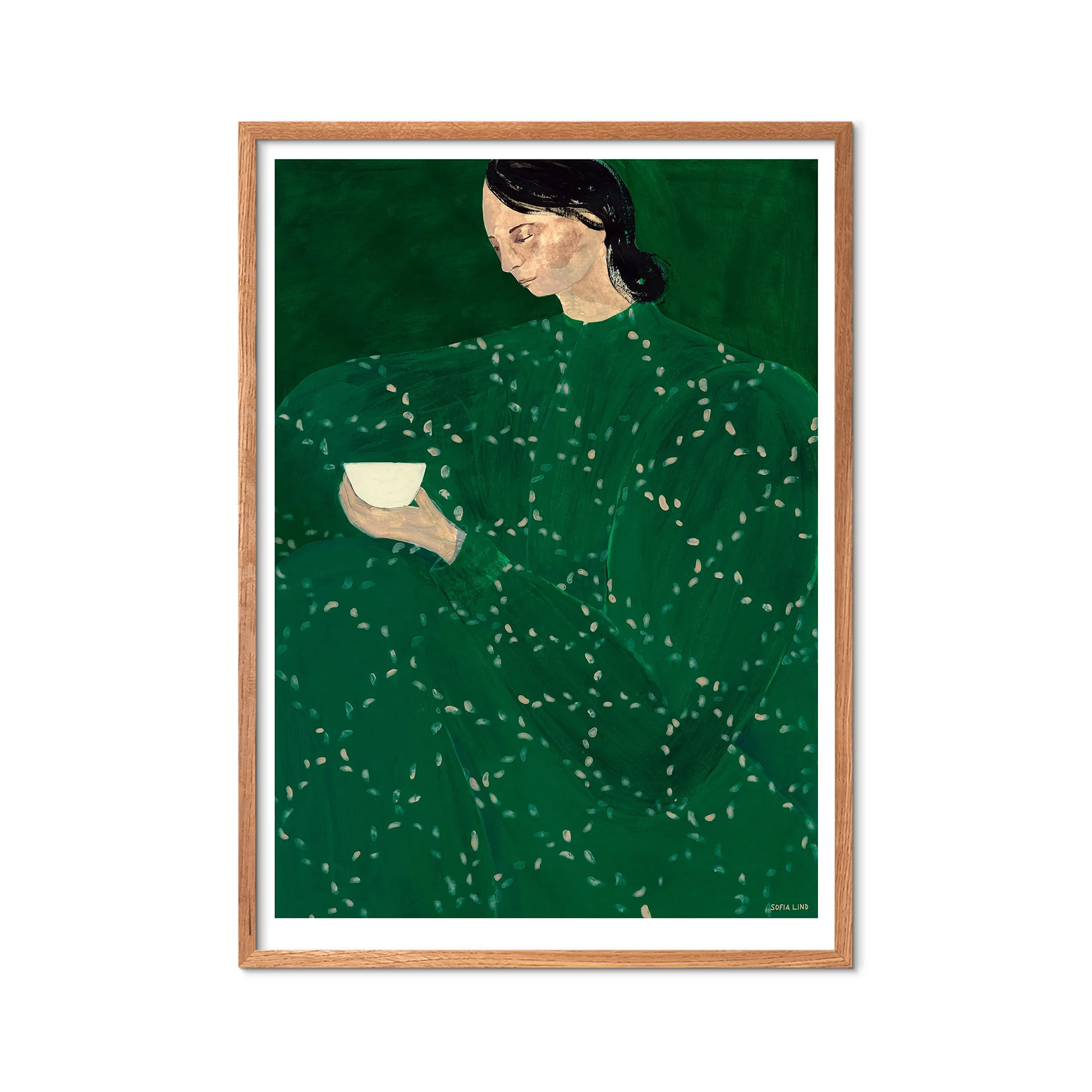 Poster & Frame  The Poster Club x Sofia Lind Coffee Alone At Place De Clichy plakat