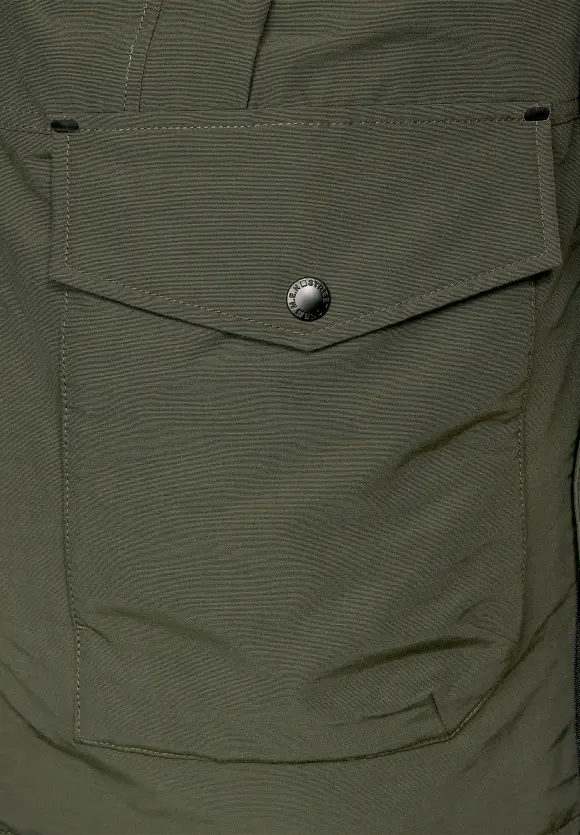 Sportiver Parka mit Kapuze - dark forest green