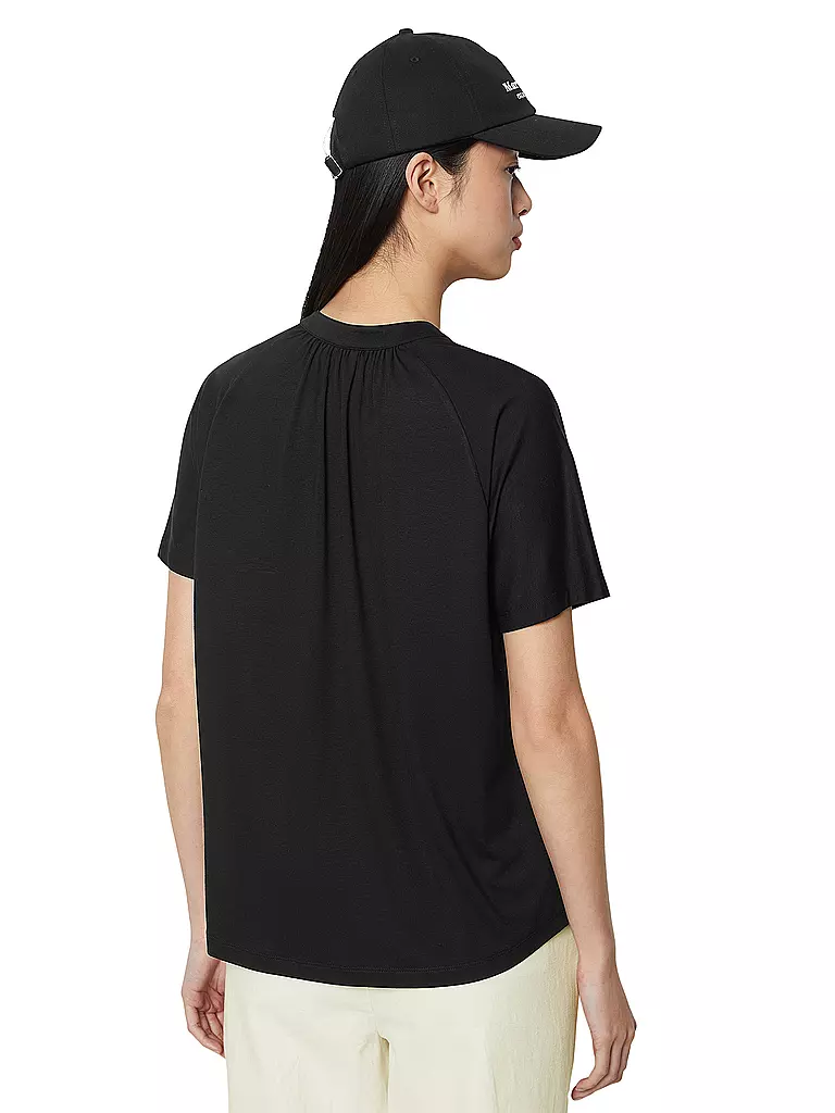 MARC O'POLO Blusenshirt schwarz