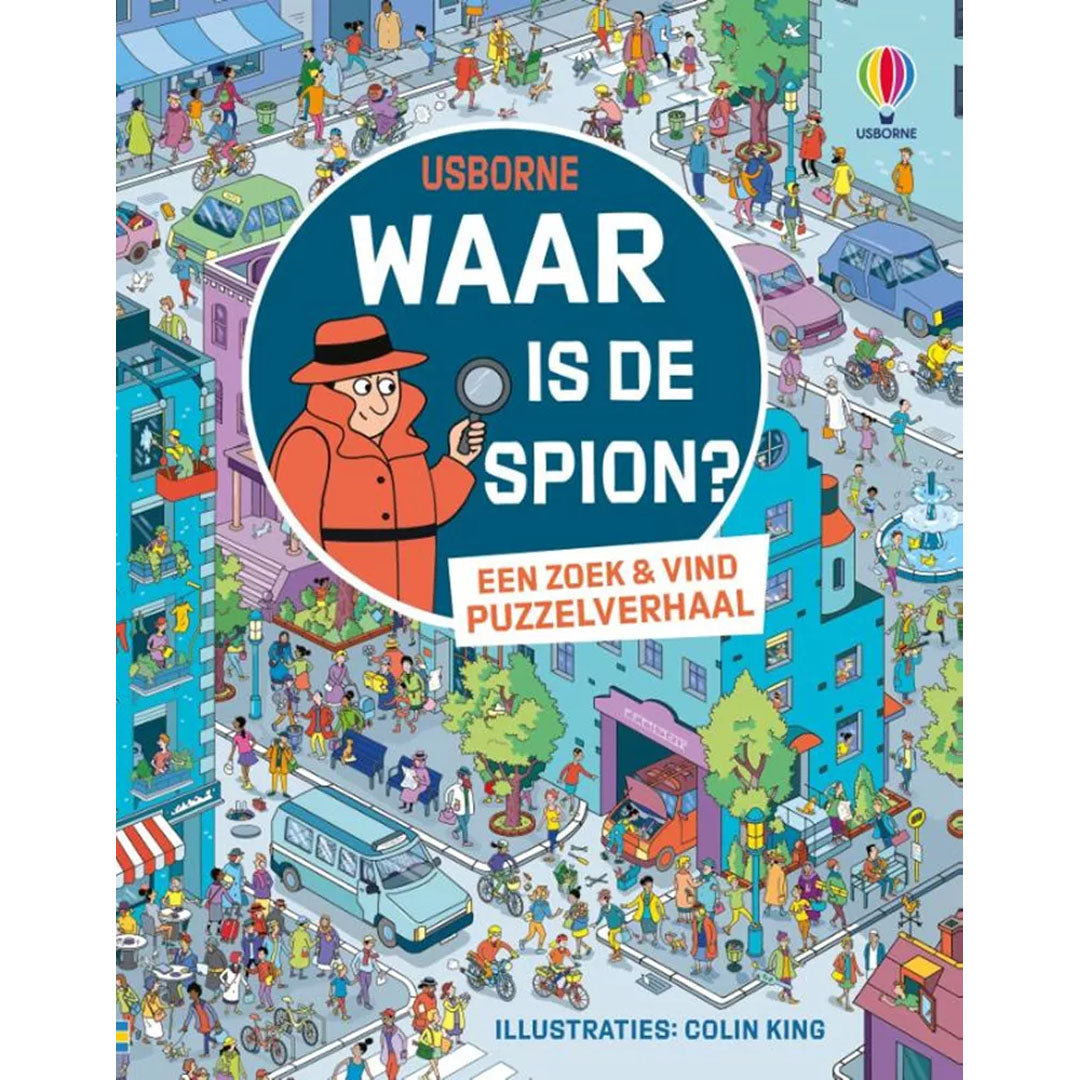 uitgeverij usborne zoek & vind waar is de spion?