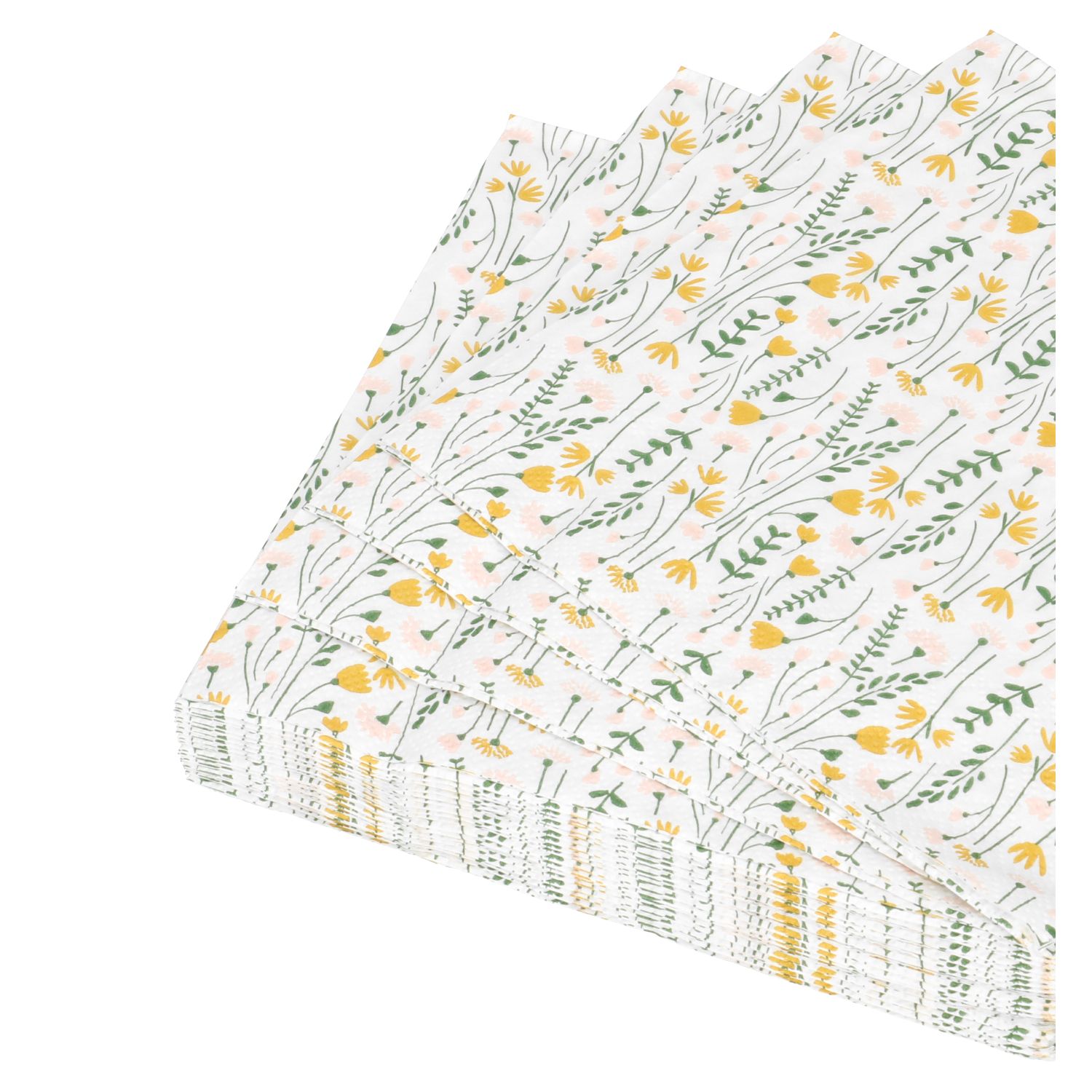 Servetten, papier, veldbloemen, 33 x 33 cm, 20 stuks