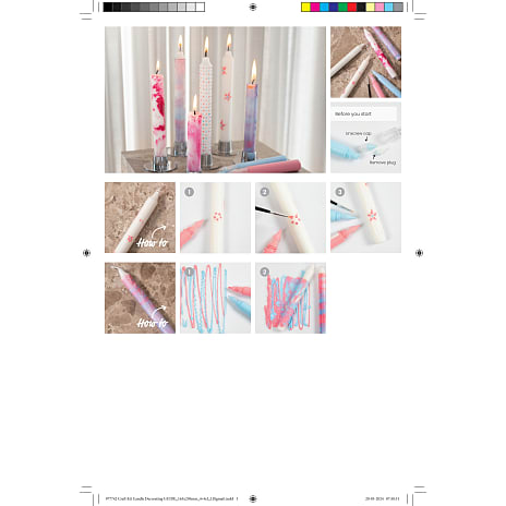 Creotime DIY kit lysdekoration - hvid