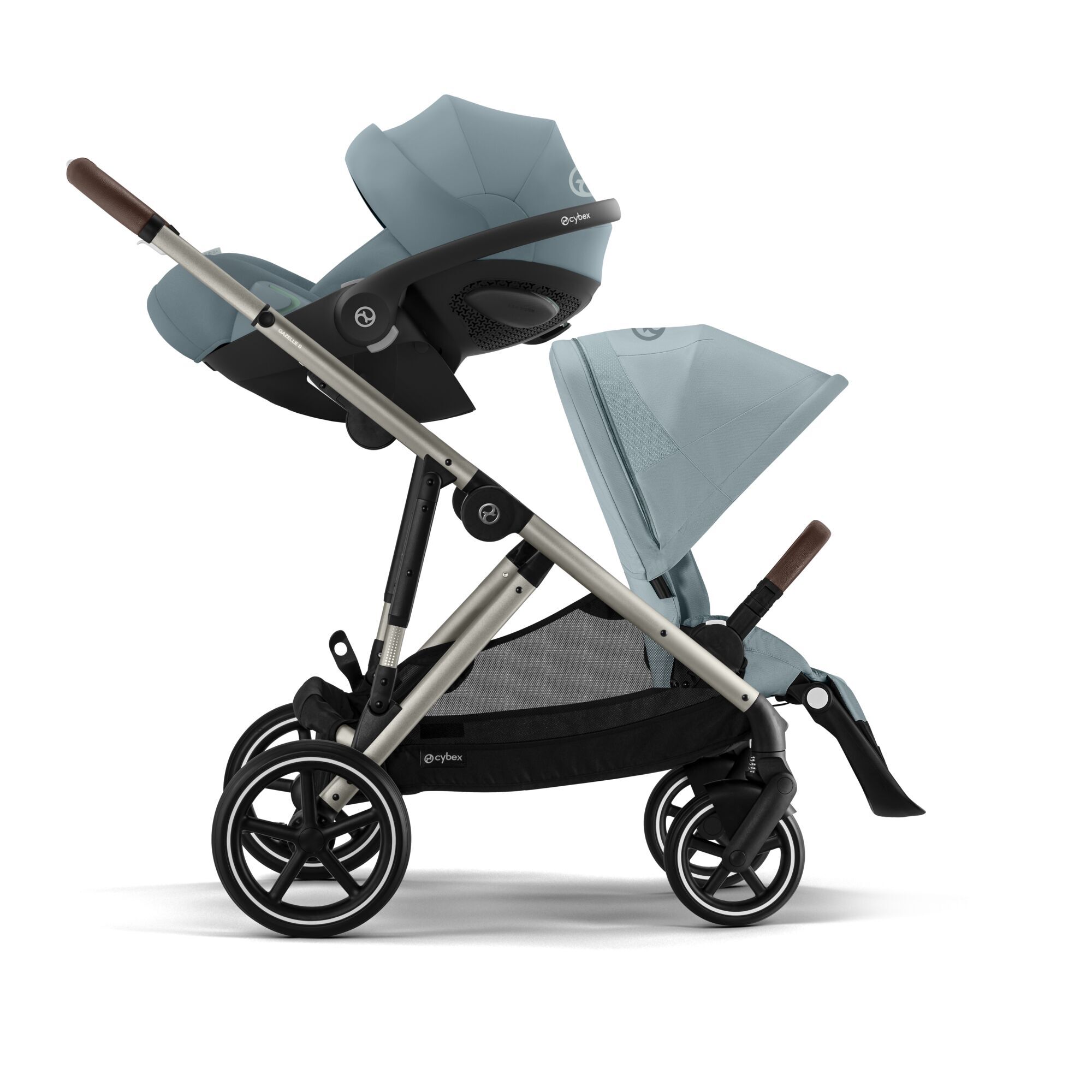 Gazelle S Stormy Blue (Taupe Frame)