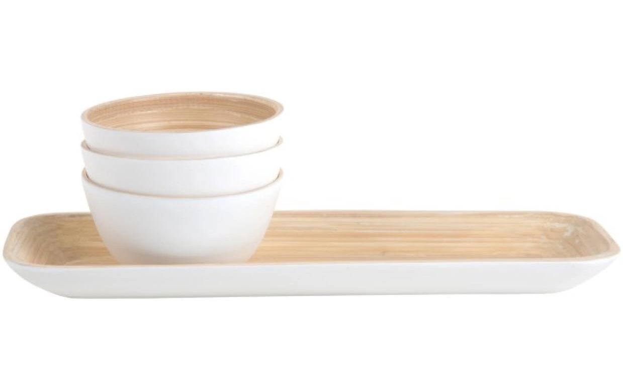 Snackschale Puro 4-teilig, WeissSnack Set