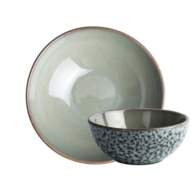Herman den Blijker schaaltje - Ø 9 x 3.8 cm - lichtgrijs