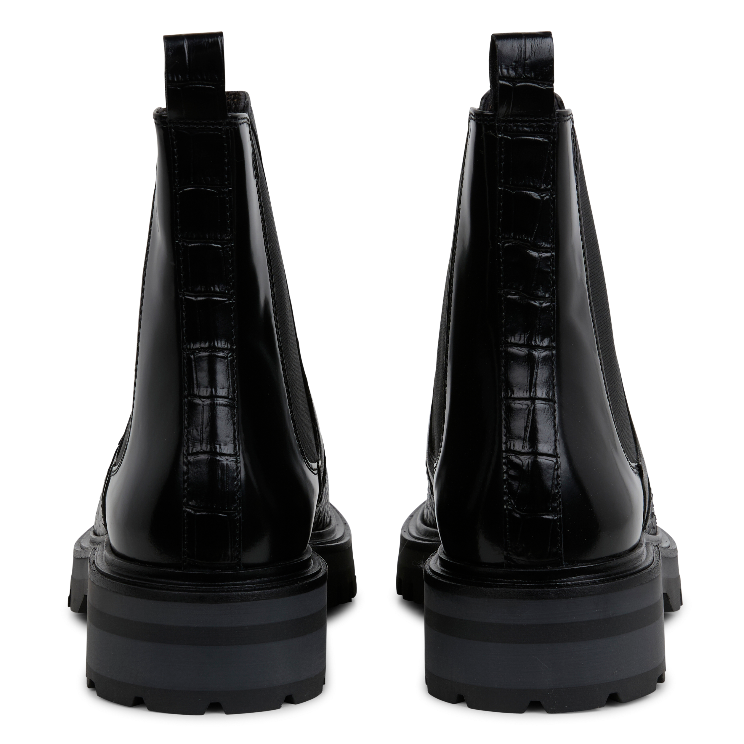 Bottine en cuir | Noir