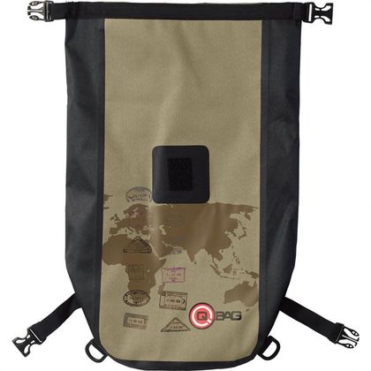 Sacoches cavalières Q Bag 01 WATERPROOF pour crash bar Universel - Beige