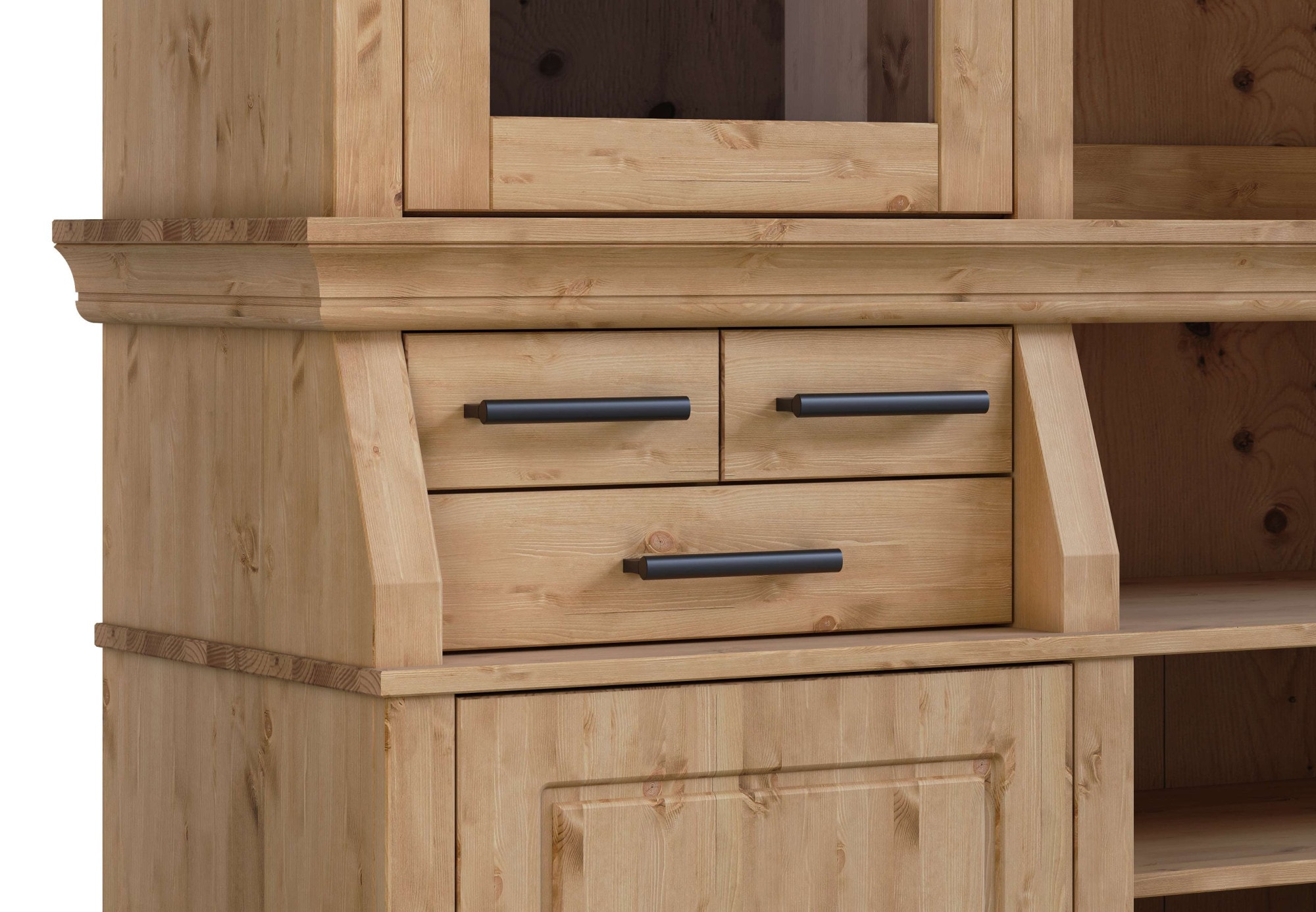 Home affaire Buffet »Anabel« zertifiziertes Massivholz, Breite 186 cm, Höhe 199 cm