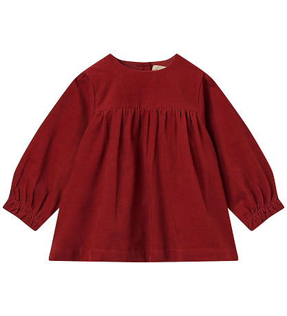 Wheat Kjole - Fløjl -  Elvira - Cherry Red