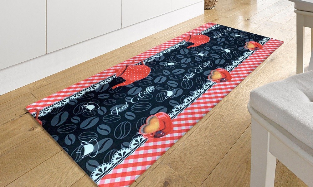 Mani Textile TPS_KITCH_COFF_00 - Tapis de cuisine imprimé