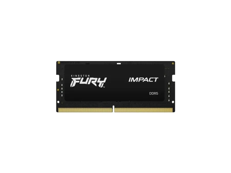 Kingston FURY Impact - DDR5 - sæt - 64 GB: 2 x 32 GB - SO DIMM 262-PIN - 4800 MHz / PC5-38400 - CL38 - 1.1 V - ikke bufferet - on-die ECC