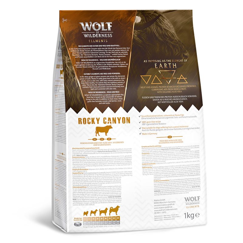 Offre d'essai mixte Wolf of Wilderness Adult Elements