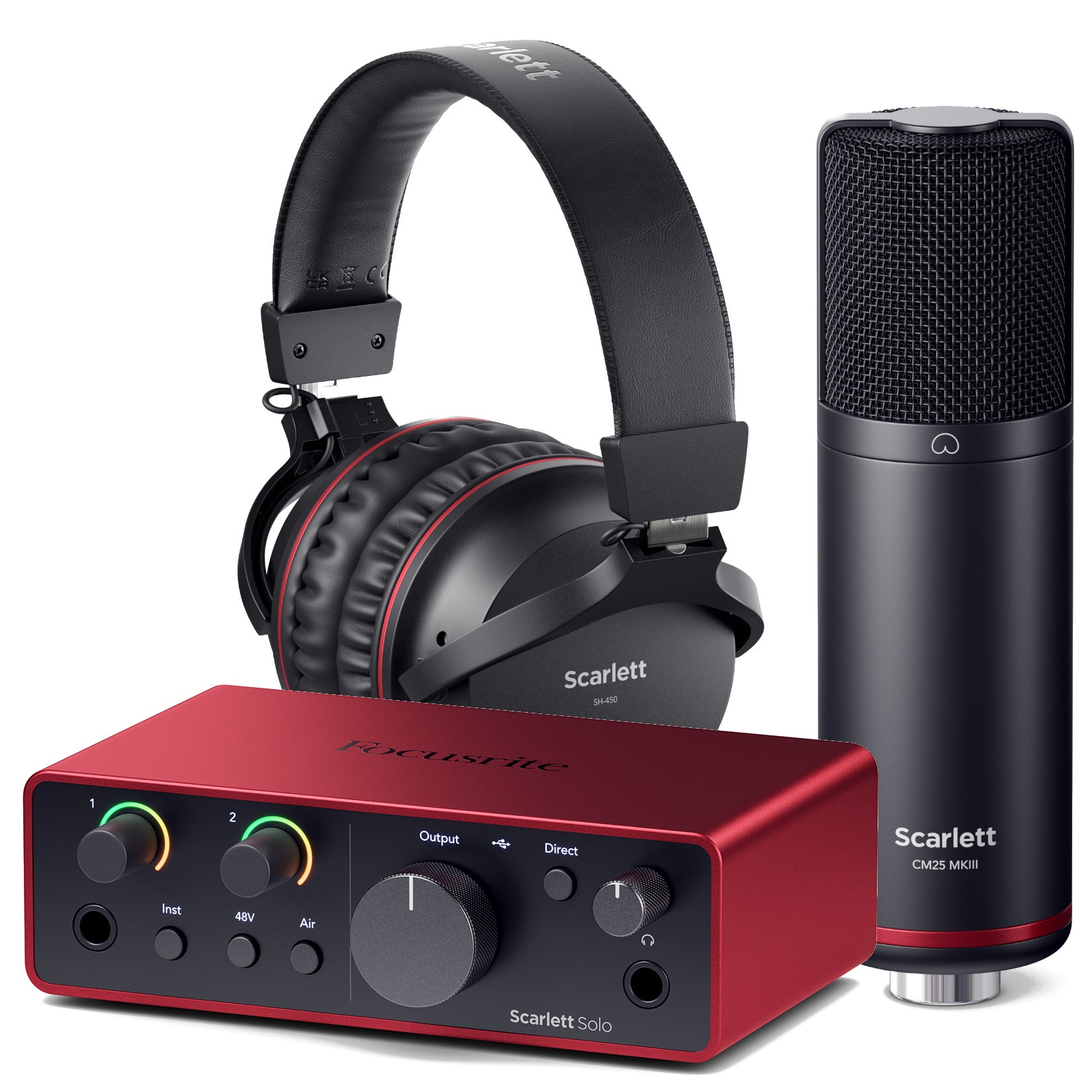 Focusrite Scarlett Solo Studio 4th gen studio bundel