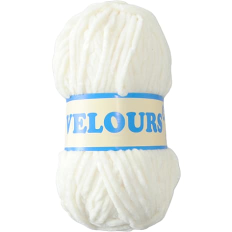 Velour garn 100g - Creme 016