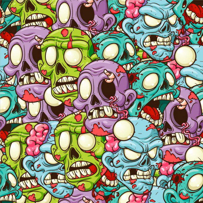 Piste de dés : Zombie Head Pattern