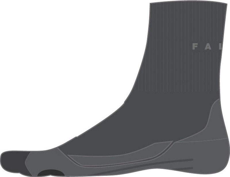 FALKE TK2 Explore Short Trekking Sokken - Asfalt Grijs - Kort