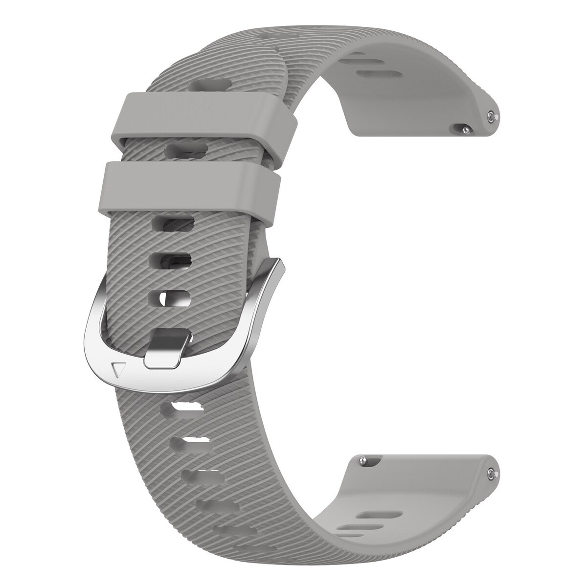 20 mm universal klokkerem i kryssmønster for Samsung, Garmin, Huawei Mørk grå