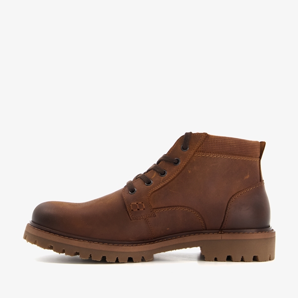 Van Beers leren heren veterboots bruin