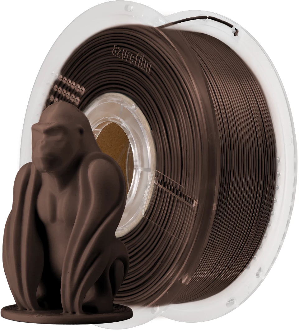 AzureFilm  PETG Skin Espresso, 1,75 mm / 1000 g    Hochwertiges Universal-Filament