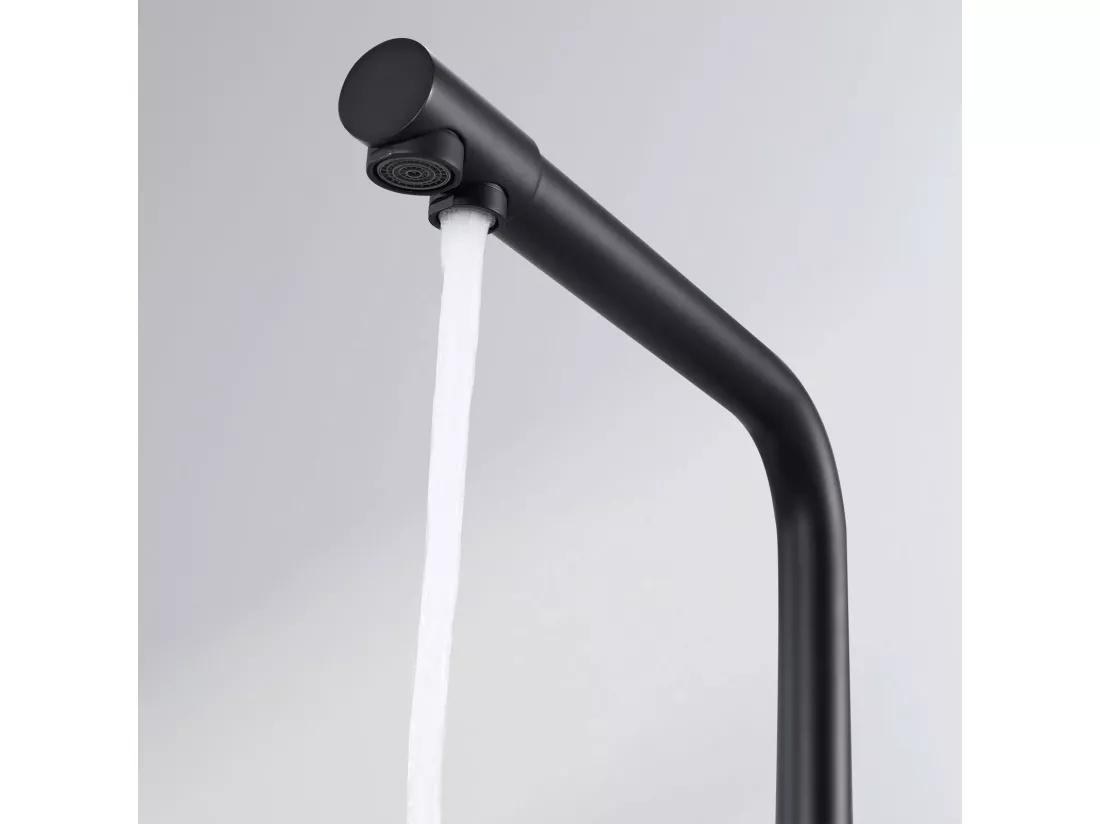 Cecipa max 3 en 1 Robinet de Cuisine pour Système D'osmose Noir, Mitigeur de Cuisine à 3 Voies, Robinet D'eau Propre,EU Modèle