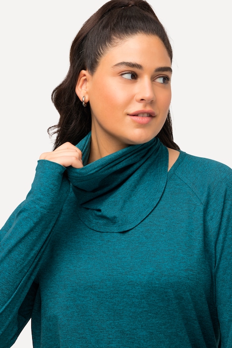 Sweater, Loop, Rundhals, Langarm, extraweich, Daumenloch