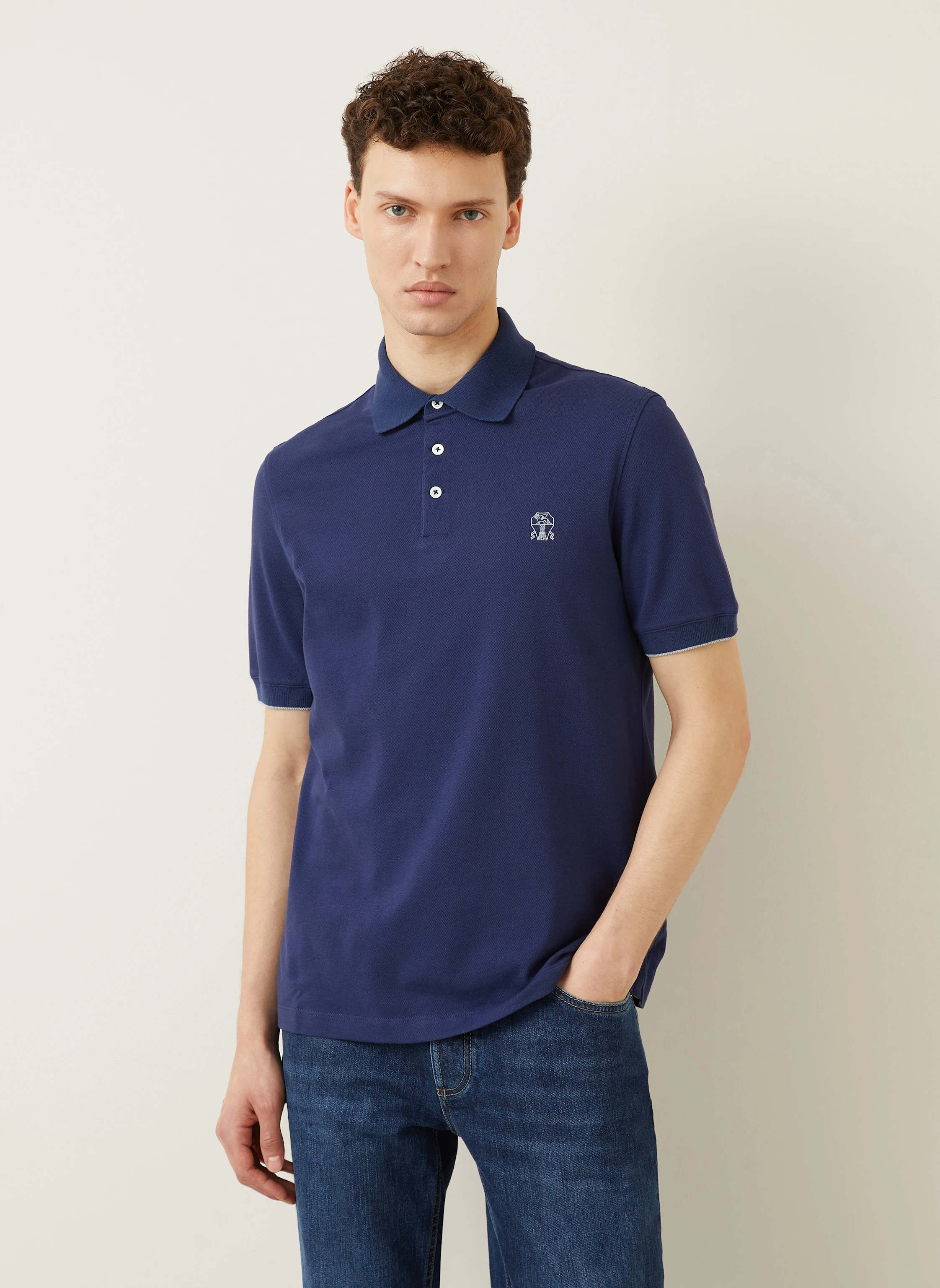 BRUNELLO CUCINELLI Piqué-Poloshirt
