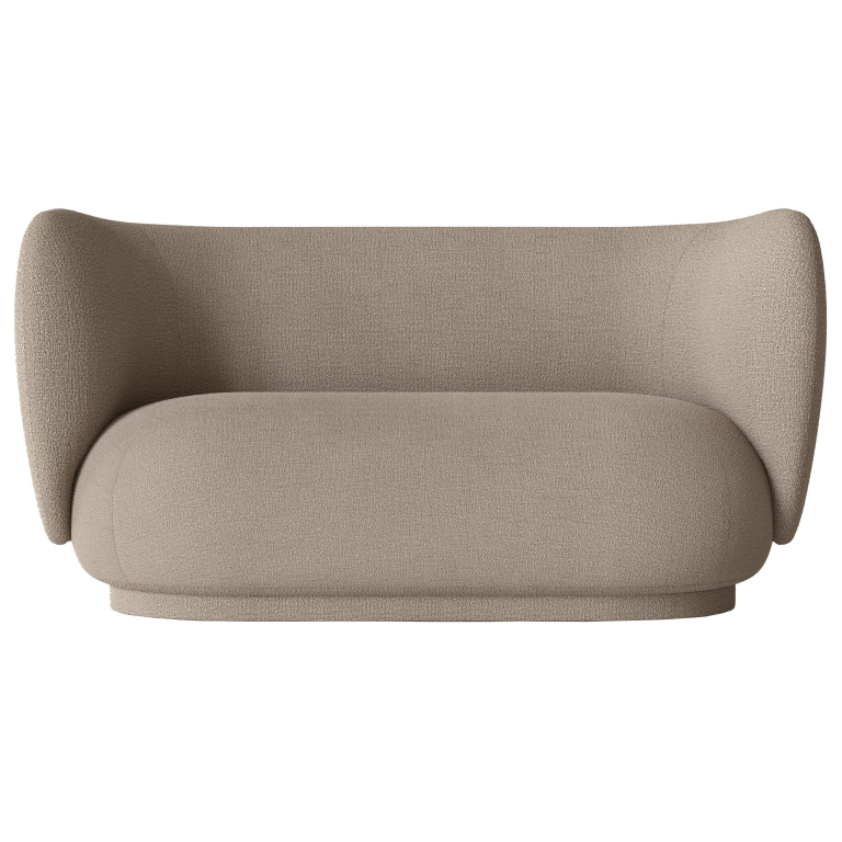 Ferm Living Rico Boucle 2-zits bank Sand