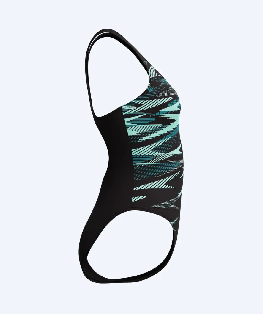 Speedo badedragt til damer - Hyperboom Placement Muscleback - Sort/turkis
