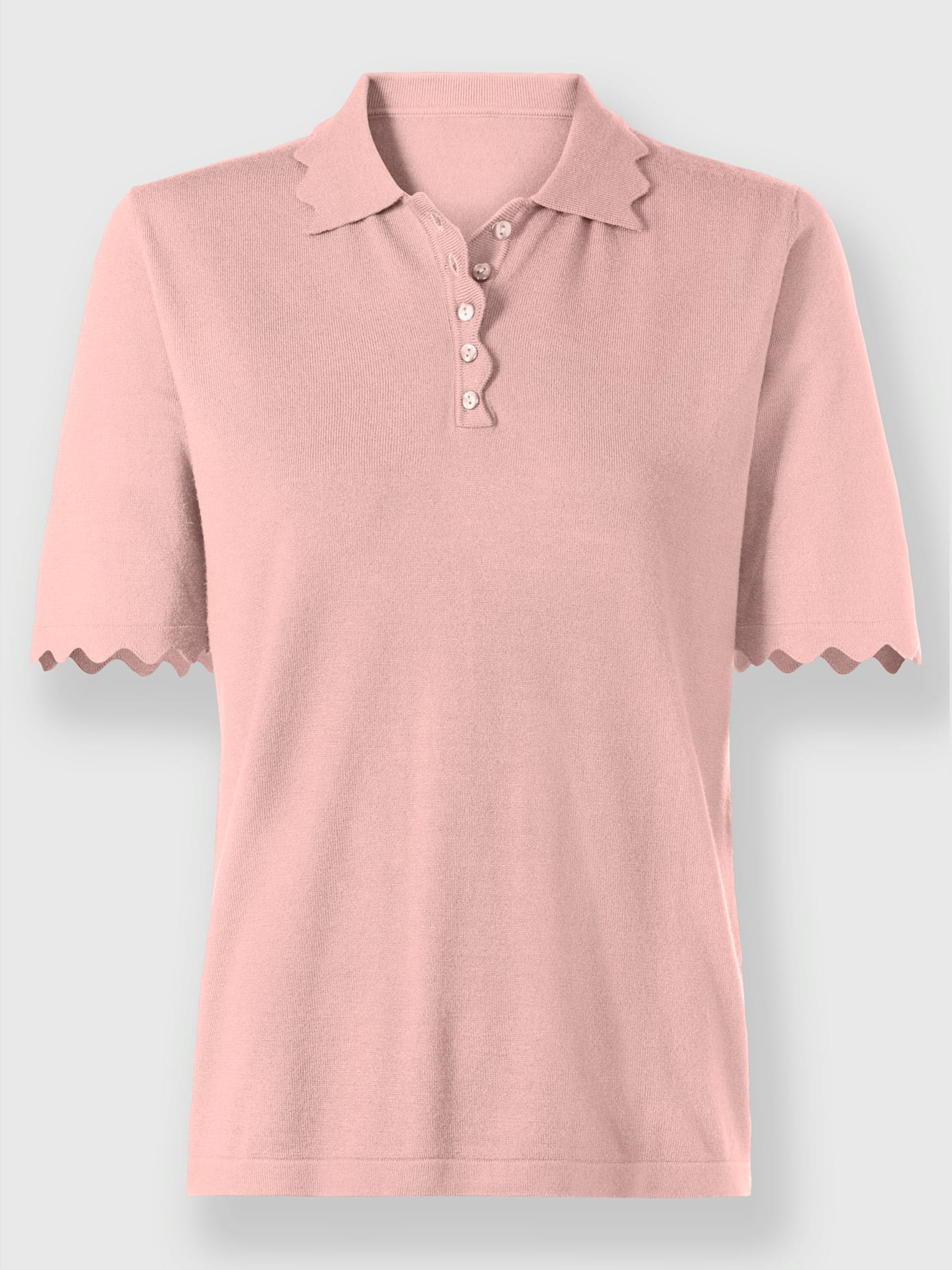 Pull joli ourlet ondulé